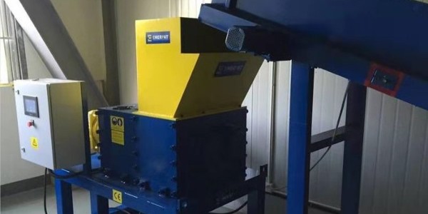 上海展通物流與恩派特合作硬盤(pán)破碎機(jī)方案