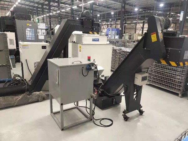 南通某壓鑄公司定制鋁屑壓餅機案例 南通某壓鑄公司定制鋁屑壓餅機案例