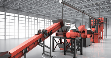 福州某鋁業公司定制鋁屑壓餅機案例