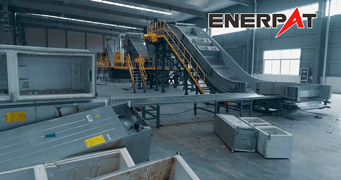 廢舊冰箱拆解線