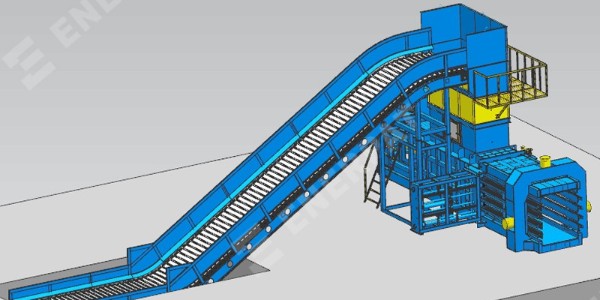廢紙板打包機生產廠家選擇恩派特