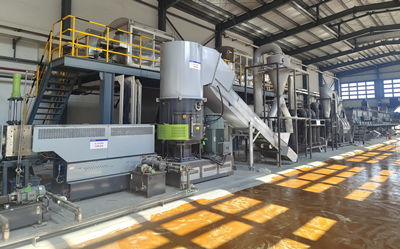 格林美定制噸包袋破碎清洗案例