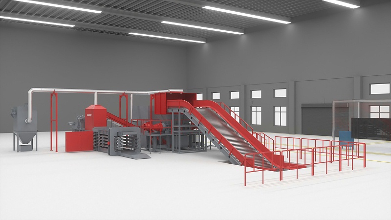 塑料破碎機成套設備