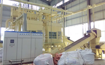 上海嘉定區(qū)再生物資回收中心破碎處置案例