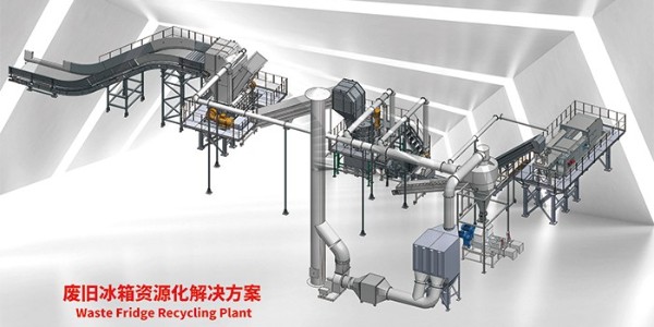 廢舊冰箱怎么處理？廢舊冰箱撕碎機(jī)處理效果介紹