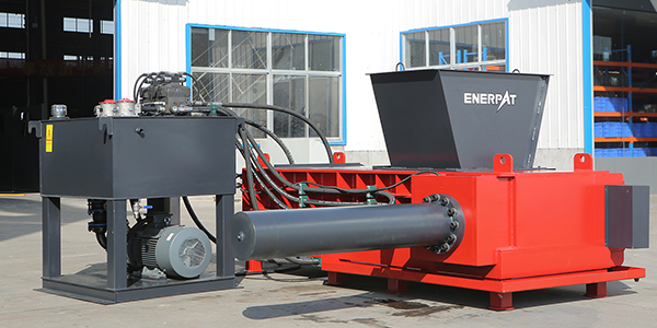 金屬邊角料壓塊機，機加工廢料回收減容神器